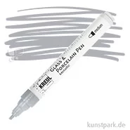 Artikelbild des Artikels “KREUL Glass & Porcelain Pen - Metallic Medium Einzelfarbe | Silber“