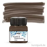 Artikelbild des Artikels “KREUL Glass & Porcelain CLEAR 20 ml Einzelfarbe | Espressobraun“