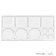 Artikelbild des Artikels “Mischpalette eckig aus weißem Kunststoff mit 11 Näpfen “