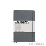 Artikelbild des Artikels “Leuchtturm Notizbuch Hardcover - Anthrazit - Kariert Pocket A6 - 185 Seiten“