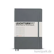 Artikelbild des Artikels “Leuchtturm Notizbuch Hardcover - Anthrazit - Liniert Medium A5 - 249 Seiten“