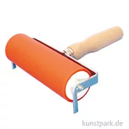 Artikelbild des Artikels “Linol-Farbwalze - Flachstahlbügel, Holzgriff 150 mm“