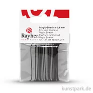 Artikelbild des Artikels “Magic-Stretch Gummifaden - Schwarz 0,8 mm - 2 Meter“