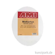 Artikelbild des Artikels “Ovaler Malkarton mit Maltuch bespannt 10 x 15 cm“