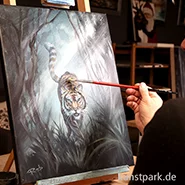 Artikelbild des Artikels “Malkurs - Wildlife Acryl - Tiger - 29.08.26 “