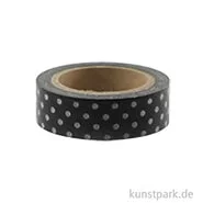 Artikelbild des Artikels “Masking Tape - Dots Black, 15 mm, 10 m Rolle “