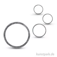Artikelbild des Artikels “Metall-Schmuckring flach, silber, 4 Stück sortiert “