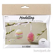 Artikelbild des Artikels “Mini Bastelset - Ostereier mit Perlen, Pastellfarben “