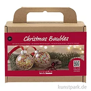 Artikelbild des Artikels “Mini Bastelset Weihnachtskugeln mit Pailletten “