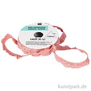 Artikelbild des Artikels “Muschelsaumen - Rosa Glitzer, 2 m “