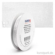 Artikelbild des Artikels “Organza-Band - 10 mm Breite - 10 m Länge Einzelfarbe | Weiß“