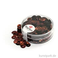 Artikelbild des Artikels “Pailletten Gewölbt - 6 mm - 6 g Dose Farbe | Dunkelbraun“