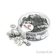 Artikelbild des Artikels “Pailletten Gewölbt - 6 mm - 6 g Dose Farbe | Silber“