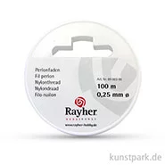 Artikelbild des Artikels “Perlonfaden transparent auf Rolle, reißfest 0,25 mm - 100 Meter“