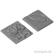 Artikelbild des Artikels “Gießform Label - Enjoy + Blatt - 25x25 mm, 2 Stück “