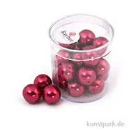 Artikelbild des Artikels “Renaissance Glaswachsperlen - 12 mm - 21 Stück Dose | Klassikrot“