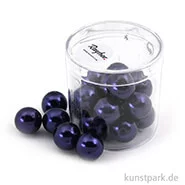 Artikelbild des Artikels “Renaissance Glaswachsperlen - 12 mm - 21 Stück Dose | Pflaume“
