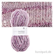 Artikelbild des Artikels “Rico Sockenwolle - Superba Bamboo 4-fädig, 100g, 420m Farbe | Beere-Lila“