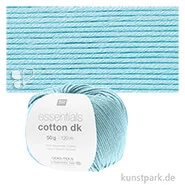 Artikelbild des Artikels “Rico Wolle - Essentials Cotton dk, 100% Baumwolle, 50g, 120m Farbe | Aquamarin“