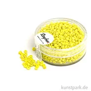 Artikelbild des Artikels “Rocailles opak gelüstert - 2 mm - 17 g Dose | Gelb“