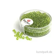 Artikelbild des Artikels “Rocailles transparent - 2,6 mm - 17 g Dose | Hellgrün“