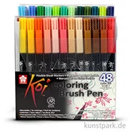 Artikelbild des Artikels “Sakura Koi Coloring Brush Pen Set - 48 verschiedene Farben “
