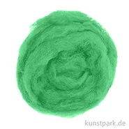 Artikelbild des Artikels “Schafwolle zum Nassfilzen 100 % Natur, 50 g Einzelfarbe | Hellgrün“