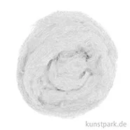 Artikelbild des Artikels “Schafwolle zum Nassfilzen 100 % Natur, 50 g Einzelfarbe | Weiß“