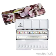 Artikelbild des Artikels “Schmincke AKADEMIE Aquarellkasten, Hortensie Edition, 12 x 1/2 Näpfe “