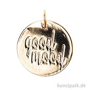 Artikelbild des Artikels “Schmuck-Anhänger Scheibe - Good Mood, Gold “