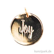 Artikelbild des Artikels “Schmuck-Anhänger Scheibe - Joy, Gold “