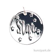Artikelbild des Artikels “Schmuck-Anhänger Scheibe - Star, Silber “