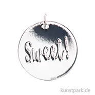 Artikelbild des Artikels “Schmuck-Anhänger Scheibe - Sweet, Silber “