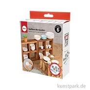 Artikelbild des Artikels “Silikon Gießform - Mini Geschirr, 6-teilig, inklusive Pipette “