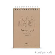 Artikelbild des Artikels “Sketch Pad - Kraftpapier Block, Spiral, 80 Blatt, 135g DIN A5“