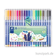Artikelbild des Artikels “STAEDTLER Fasermaler triplus color 20er Set im Kunststoffetui “