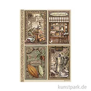 Artikelbild des Artikels “Stamperia Reispapier - Coffee and Chocolate 4 Cards, DIN A4 “
