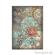 Artikelbild des Artikels “Stamperia Reispapier - Sir Vagabond Fantasy World Mechanical Rose, A4 “