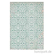 Artikelbild des Artikels “Stamperia Reispapier - Venice City of Art Turquoise Tapestry, DIN A4 “