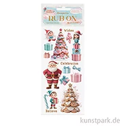 Artikelbild des Artikels “Stamperia Rub On Transferfolie - Candy Christmas Santa Claus “