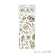 Artikelbild des Artikels “Stamperia Rub On Transferfolie - Daisy Art Life Is Art Live In Colour “