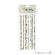 Artikelbild des Artikels “Stamperia Rub On Transferfolie - Daisy Art Stripes “