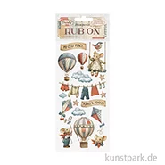 Artikelbild des Artikels “Stamperia Rub On Transferfolie - Family Air Balloons “