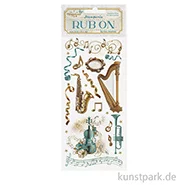 Artikelbild des Artikels “Stamperia Rub On Transferfolie - Masquerade Instruments “