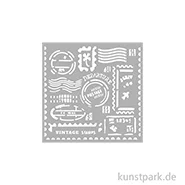 Artikelbild des Artikels “Stamperia Schablone - Art of Travelling Stamps, 12 x 12 cm “