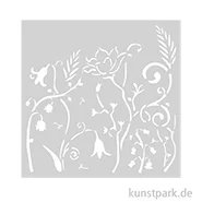 Artikelbild des Artikels “Stamperia Schablone - Hidden Grove Flowers, 12 x 12 cm “