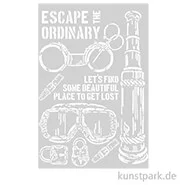 Artikelbild des Artikels “Stamperia Schablone - Lady Vagabond Escape the Ordinary, A4 “