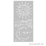 Artikelbild des Artikels “Stamperia Schablone - Masquerade Sun and Moon, 12 x 25 cm “