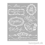 Artikelbild des Artikels “Stamperia Schablone - Romance Forever Plates, 20 x 25 cm “
