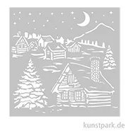 Artikelbild des Artikels “Stamperia Schablone - The Owl's House Cottage, 18 x 18 cm “